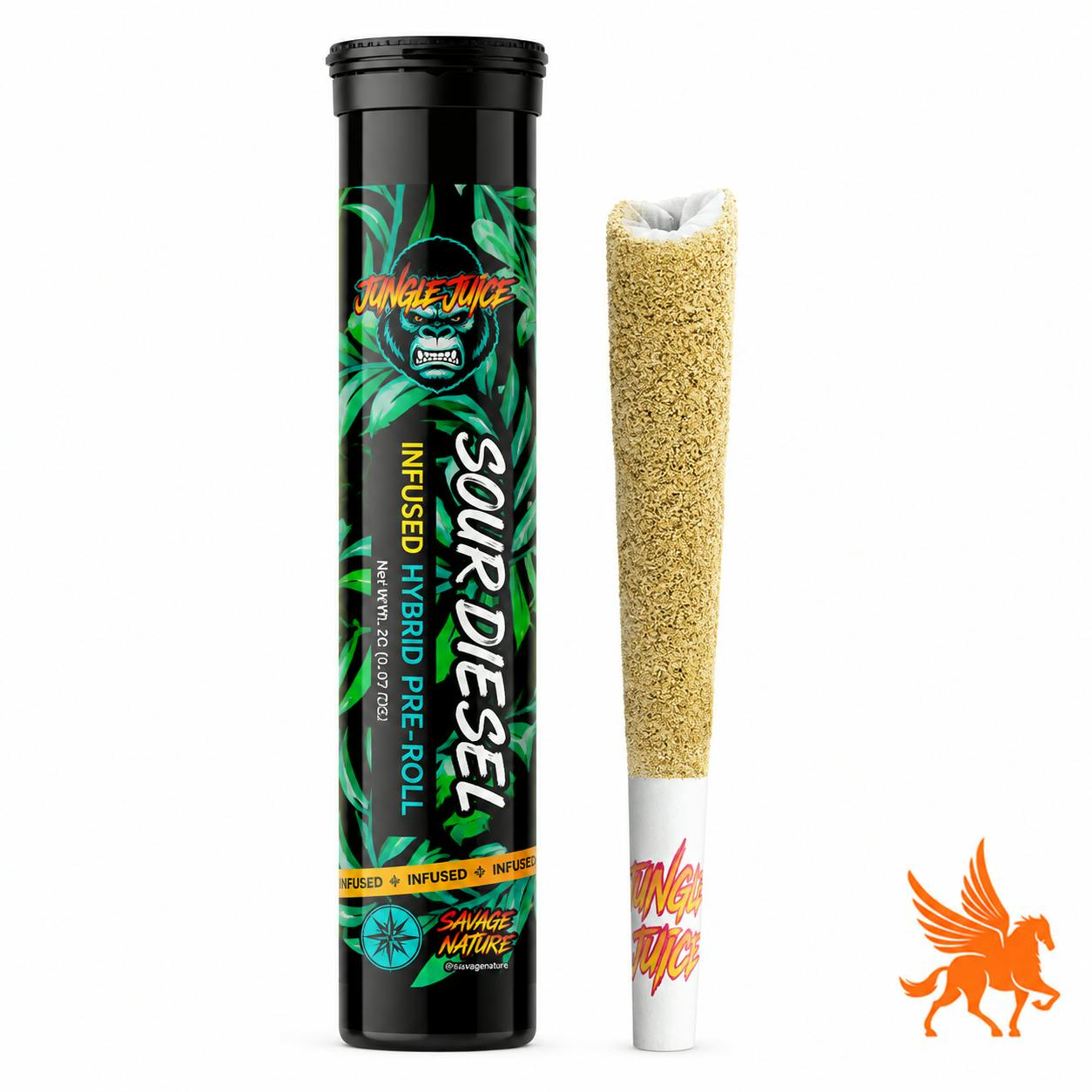 1G INFUSED PREROLL | JUNGLE JUICE | SOUR DIESEL