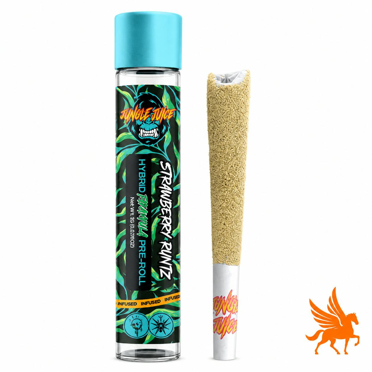 1G INFUSED PREROLL | JUNGLE JUICE | STRAWBERRY RUNTZ