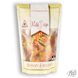 100mg Hash Rosin Fruity Pebble Bars 4-pack - Medible Delights Co.