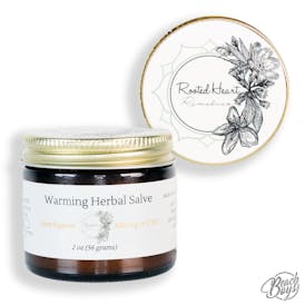 500mg CBD Warming Herbal Salve 2oz - Rooted Heart Remedies