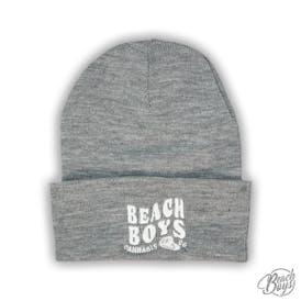 Grey Smiley Beanie - Beach Boys Cannabis Co.