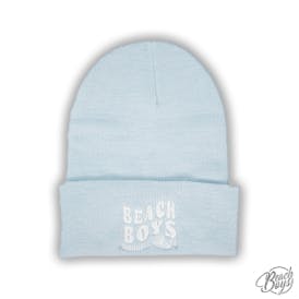 Light Blue Smiley Beanie - Beach Boys Cannabis Co