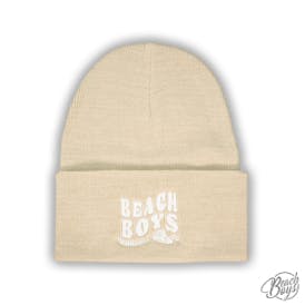 Tan Smiley Beanie - Beach Boys Cannabis Co