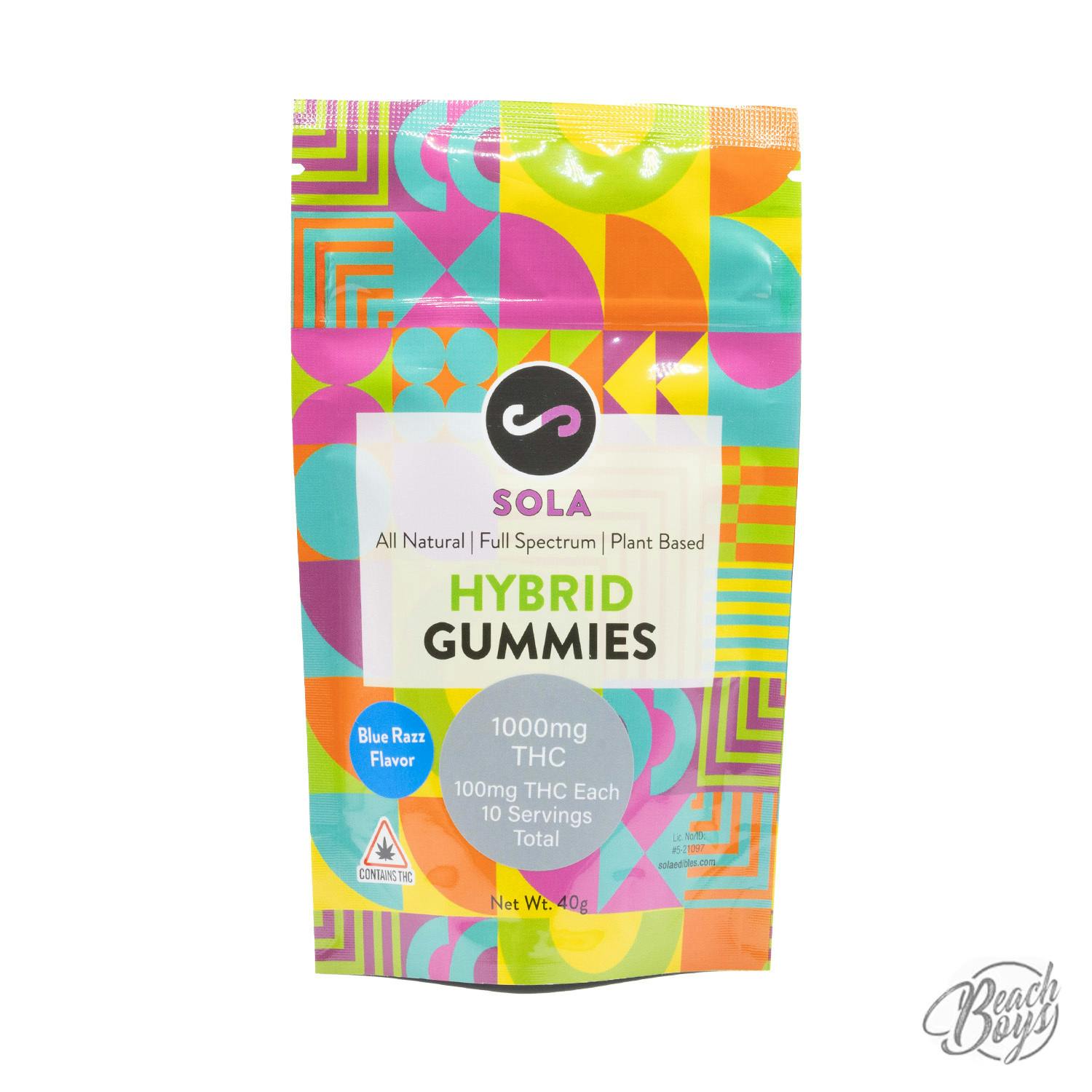 1000mg Full Spectrum Gummies- Sola Edibles