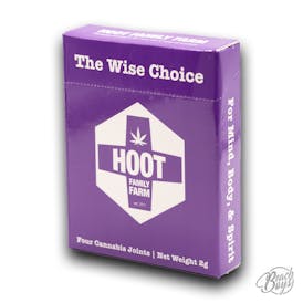 Assorted .5g Pre-Roll 4-pack (S/H) - Hoot Family Farm