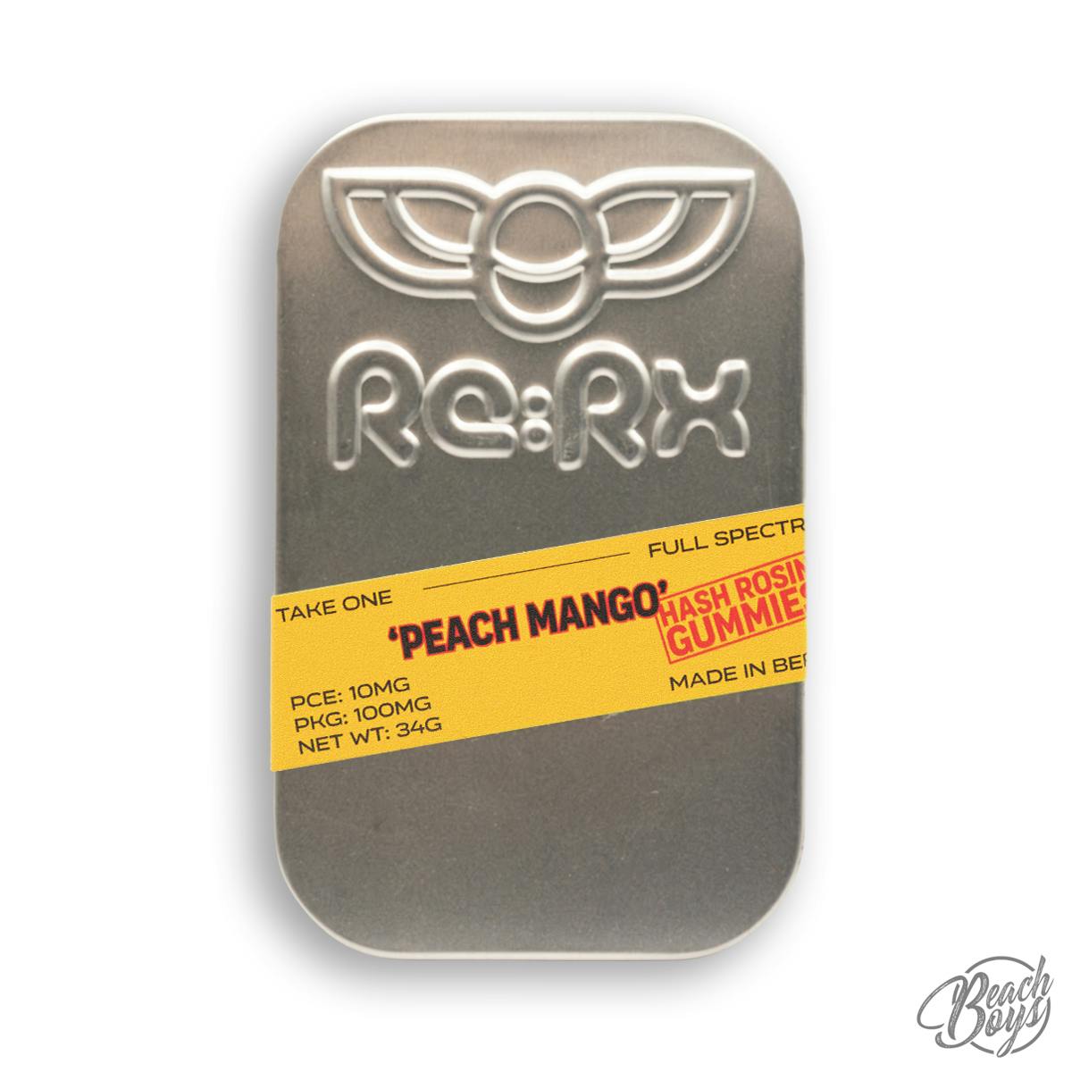 Hash Rosin Peach Mango Gummy 100mg (10pk) - ReRx