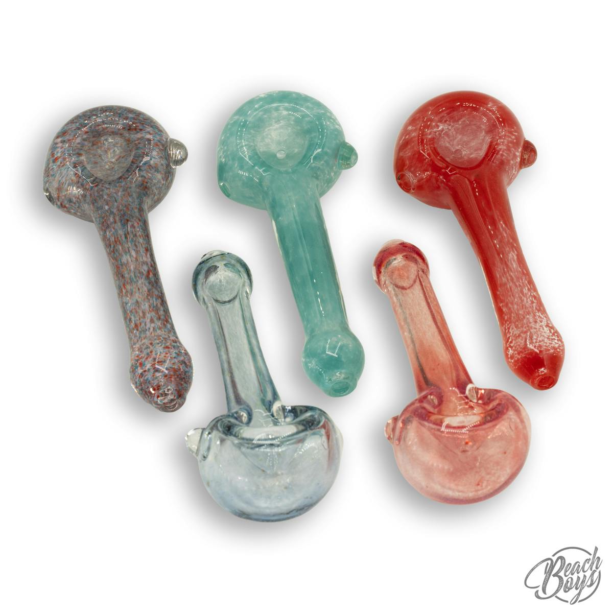 Mohawk Glass Small Spoon Pipe