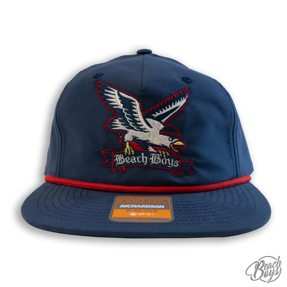 Beach Boys Blue Seagull Embroidered Hat