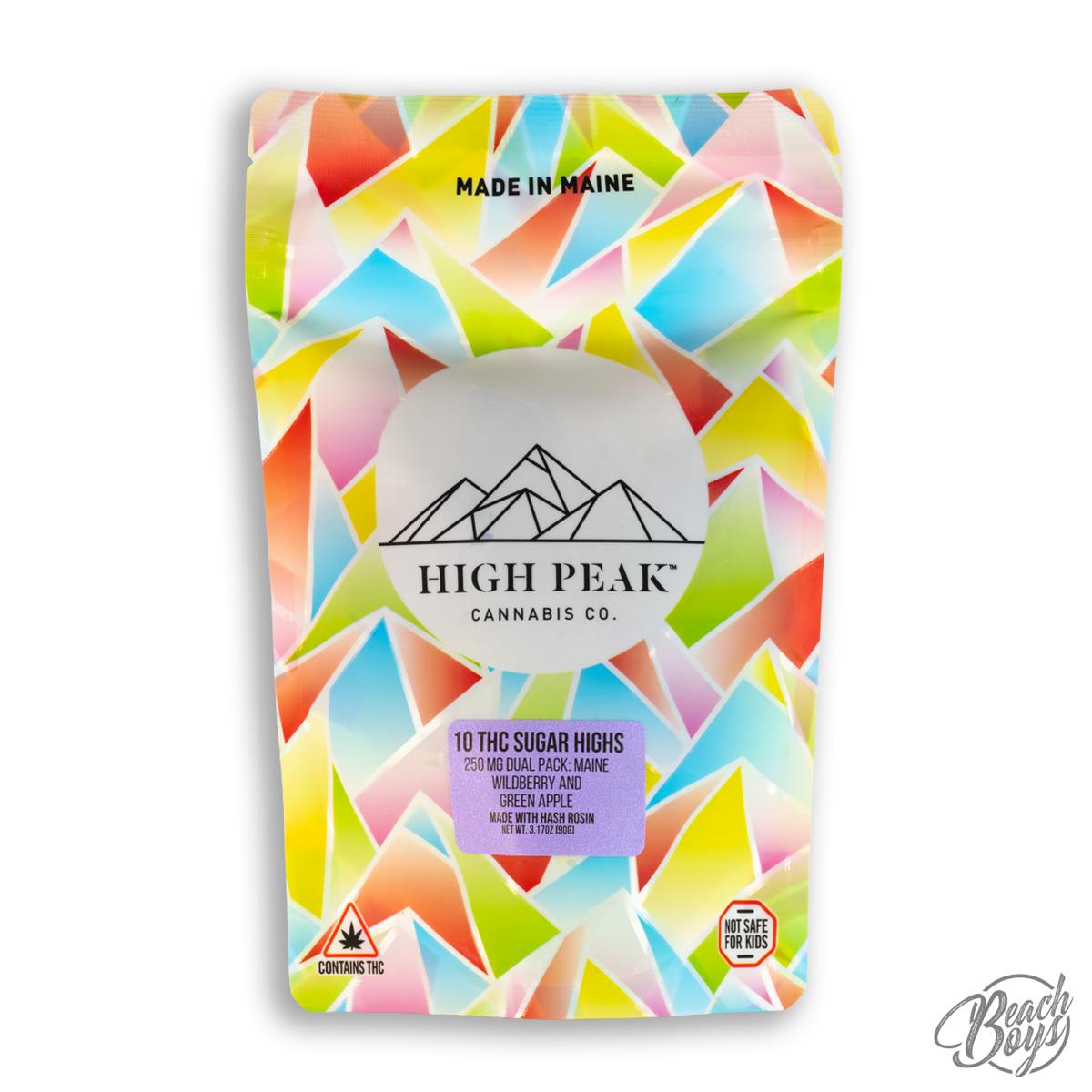 289mg Hash Rosin "Dual Pack" Sugar Highs 10pk - High Peak