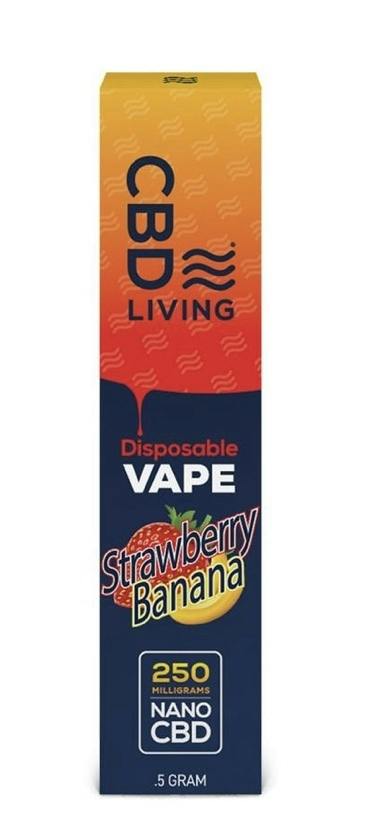 Strawberry Banana CBD Disposable Vape 250 mg