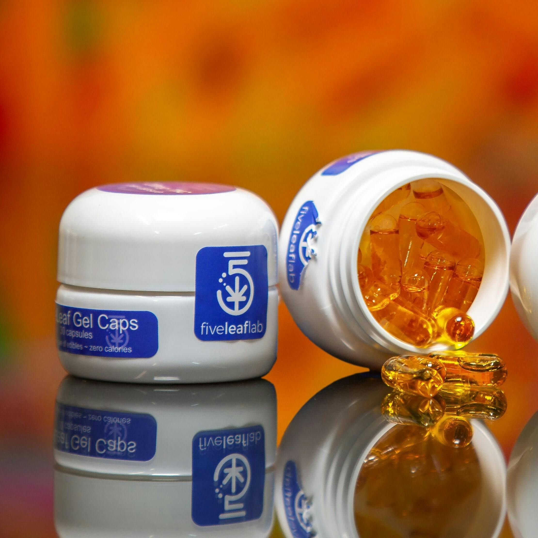 5 Leaf Lab - 125mg THC Gel Capsules (30ct)