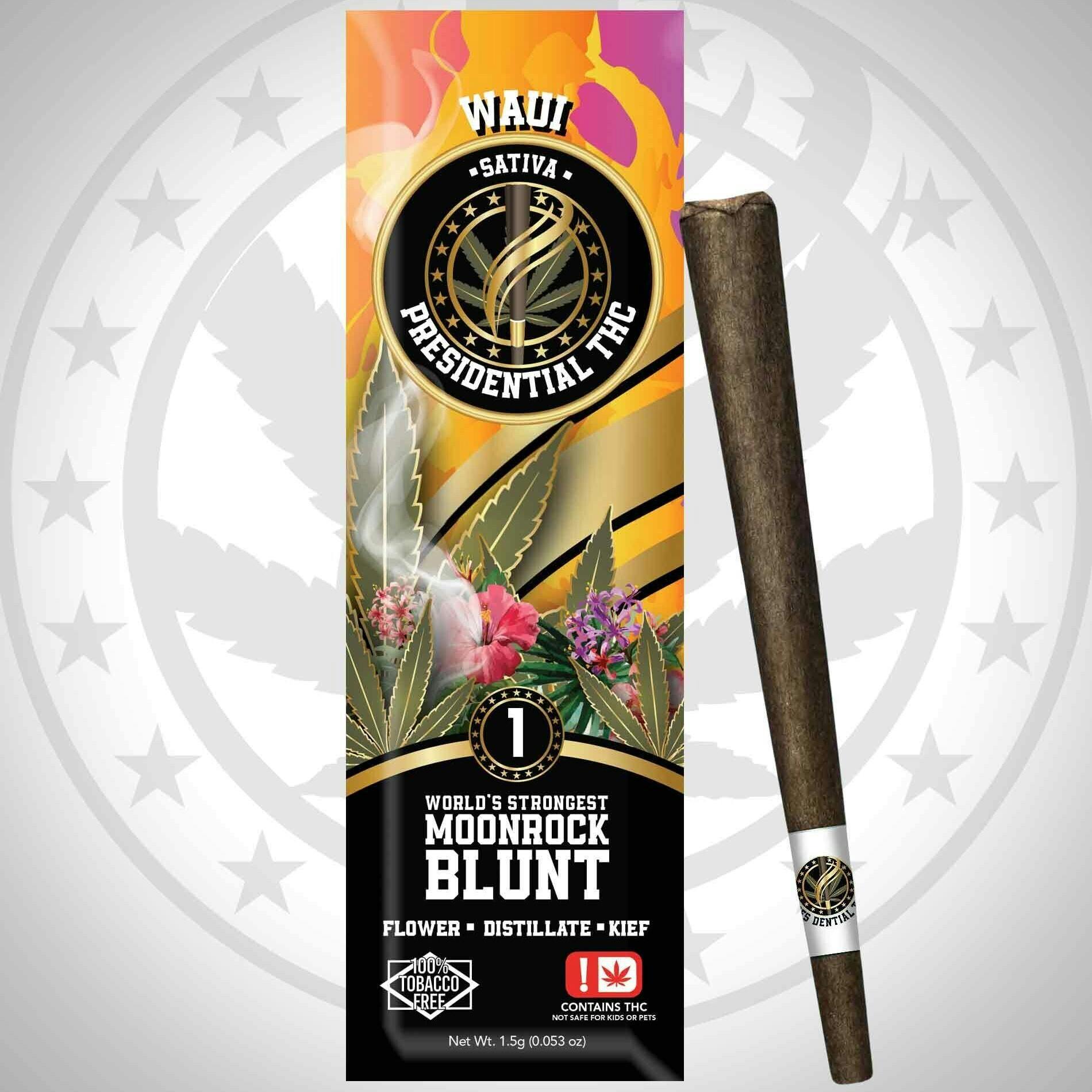 Presidential Blunts - Waui (S) - 1.5g Moon Rock Infused Blunt