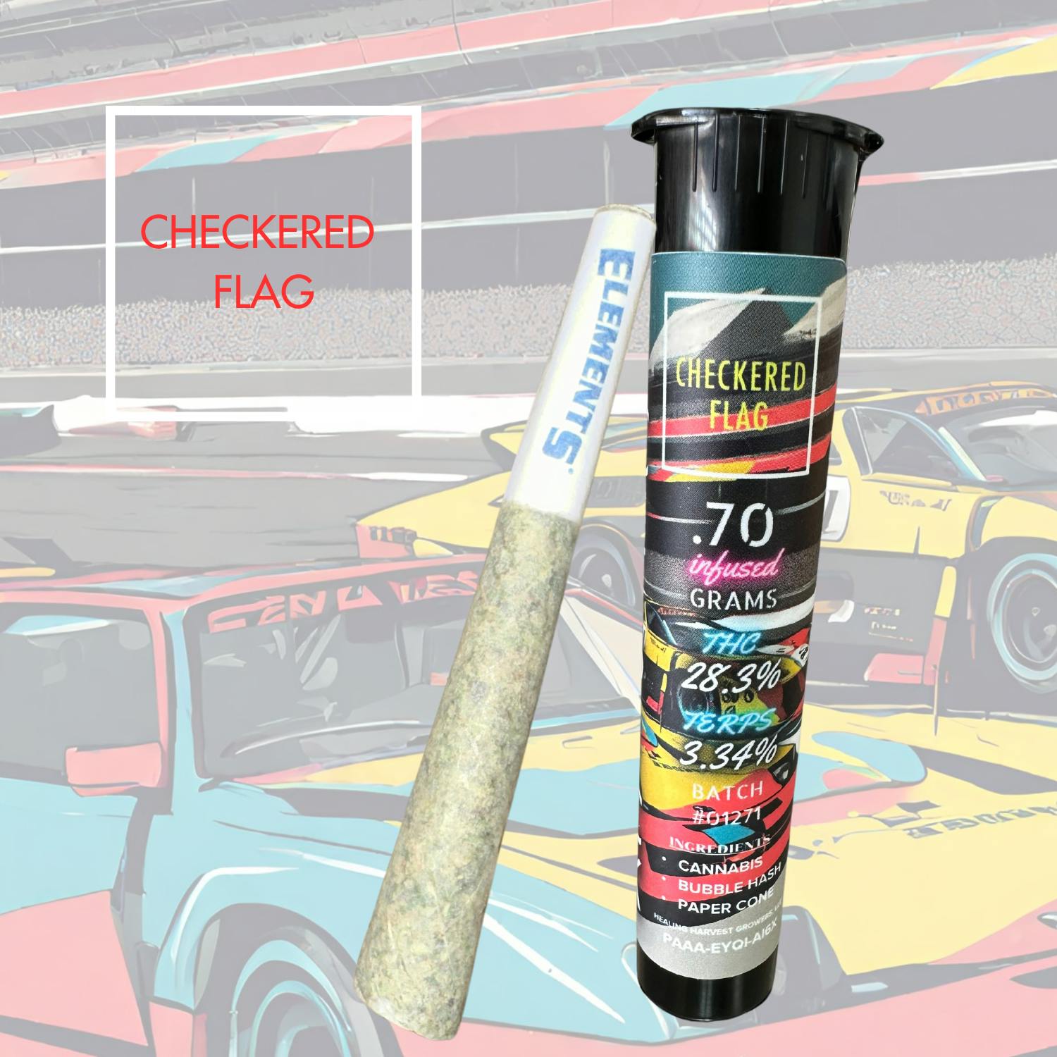 Icy Melts | Ice Pick - Opulence (H) - Bubble Hash Infused Pre Rolls (.7g)