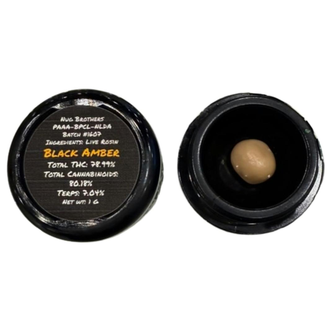 Nug Bros - Black Amber - (1g) Live Rosin