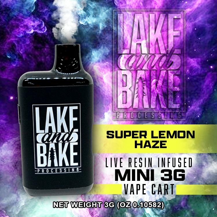 Lake & Bake - Super Lemon Haze (S) - Live Resin Disposable (3g)