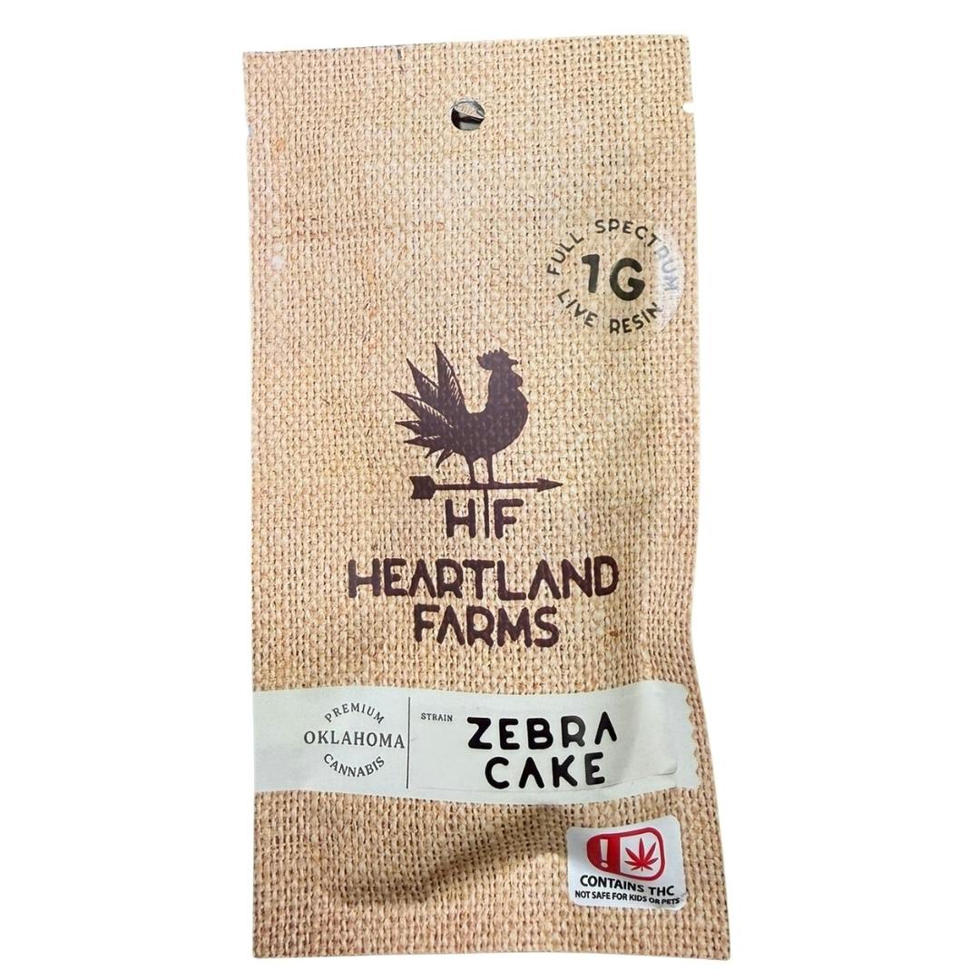 Heartland - Zebra Cake (I) - Live Resin Disposable (1g)
