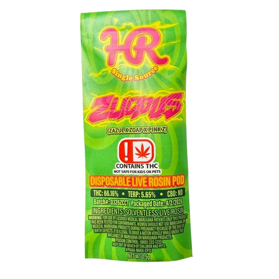 High Rise - Zlicious - .5g Live Rosin Disposable