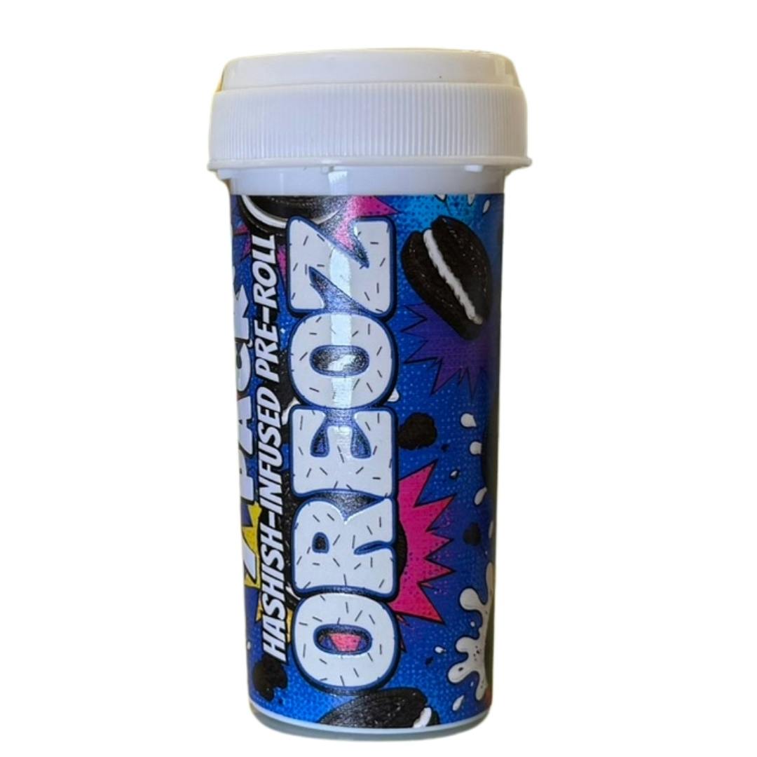 Old School Cure - Oreoz (I) - 7pk Hashish Infused Pre Rolls (1g)