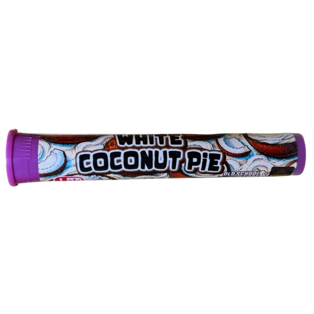 Old School Cure - White Coconut Pie (H) - 1g Hashish Infused Pre Roll