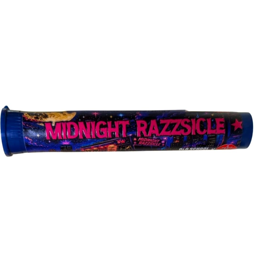 Old School Cure - Midnight Razzsicle (I) - 1g Hashish Infused Pre Roll