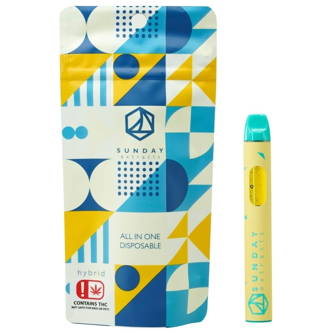 Sunday Extracts - Cap Junky (H) - 2g Live Resin Disposable