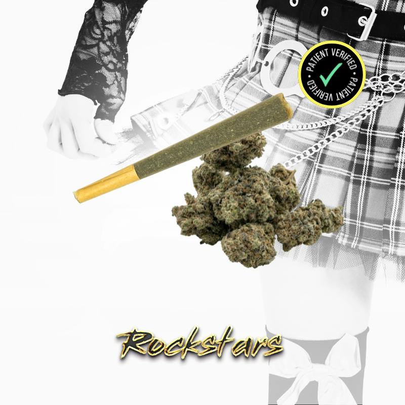 Rockstar Singles - Skunk Sabbath (H) - Flower Pre Roll (1g)