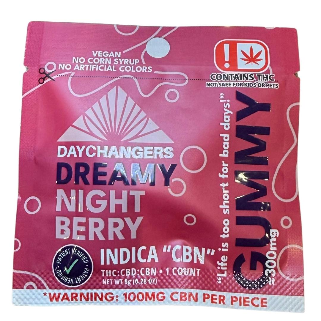Day Changers Single - Dreamy Night Berry (I) - (100mg THC:CBD:CBN) Gummy
