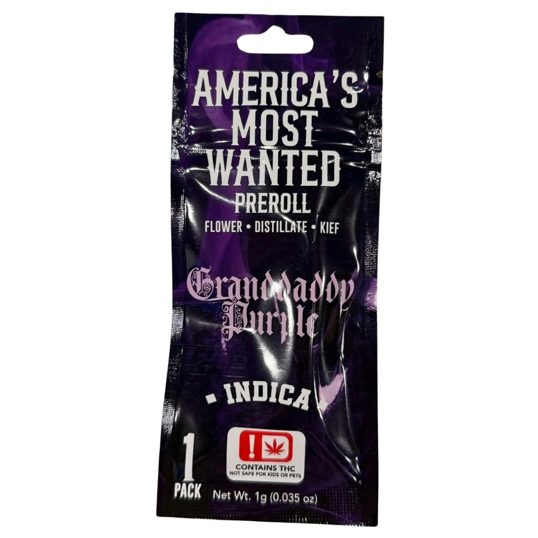 America's Most Wanted - GDP (I) - 1g Infused Pre Roll