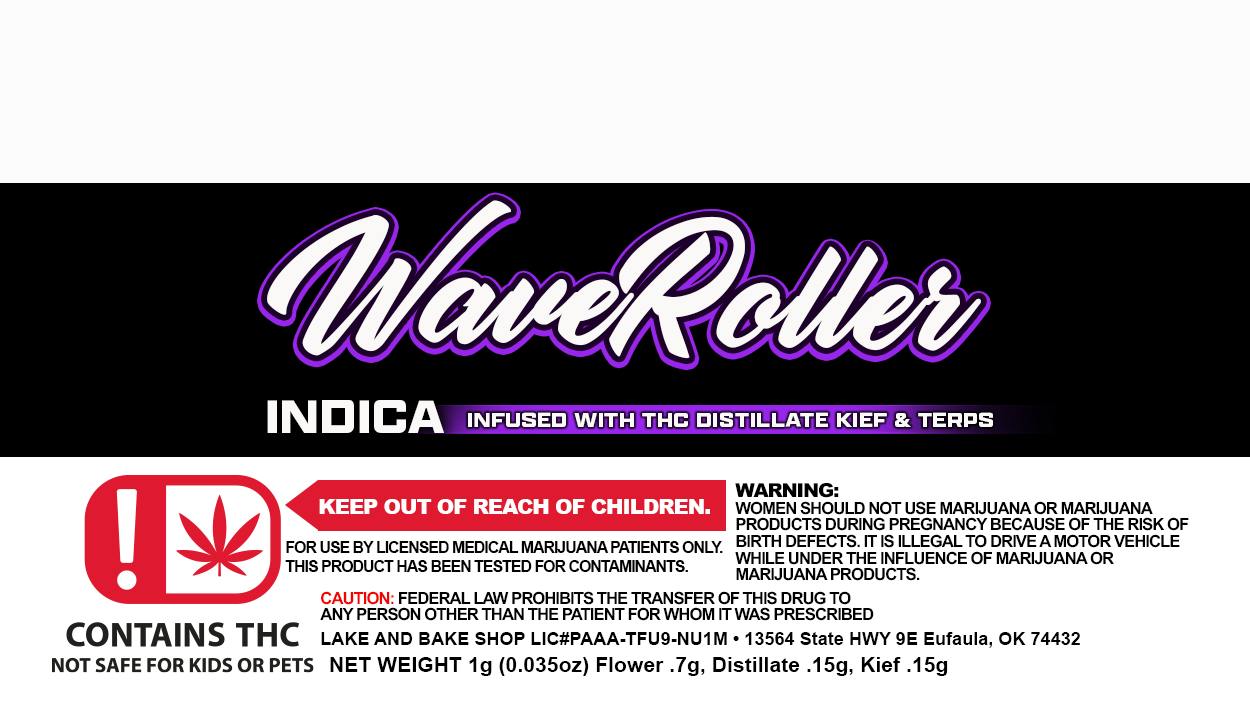 Lake & Bake | Wave Roller - Cotton Candy (I) - 10pk Infused Pre Roll (1g)