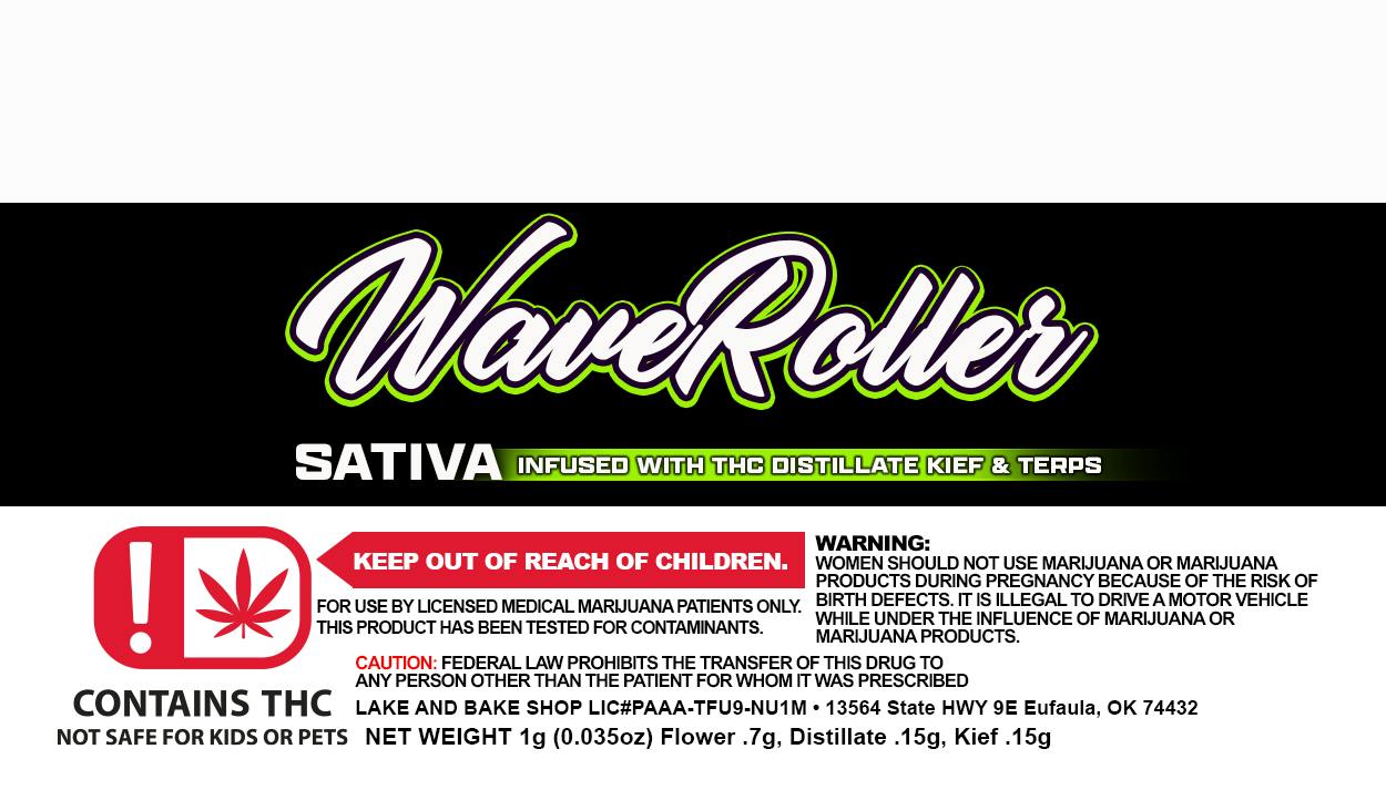 Lake & Bake | Wave Roller - Grape Slushee (S) - 10pk Infused Pre Roll (1g)