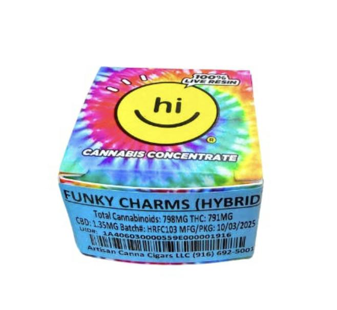HI BRAND-FUNKY CHARMS (LIVE RESIN)1G (P)