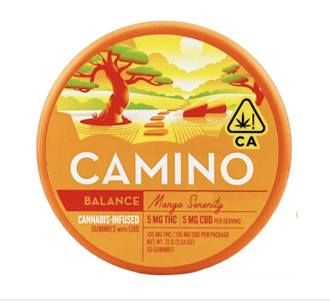 Mango Serenity CBD 1:1 Gummies (100mg)