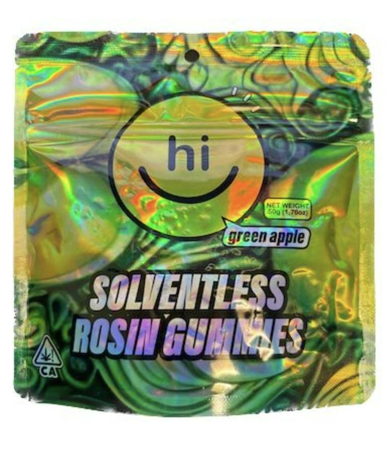 HI BRAND-GREEN APPLE(ROSIN GUMMIES)-100MG(P)