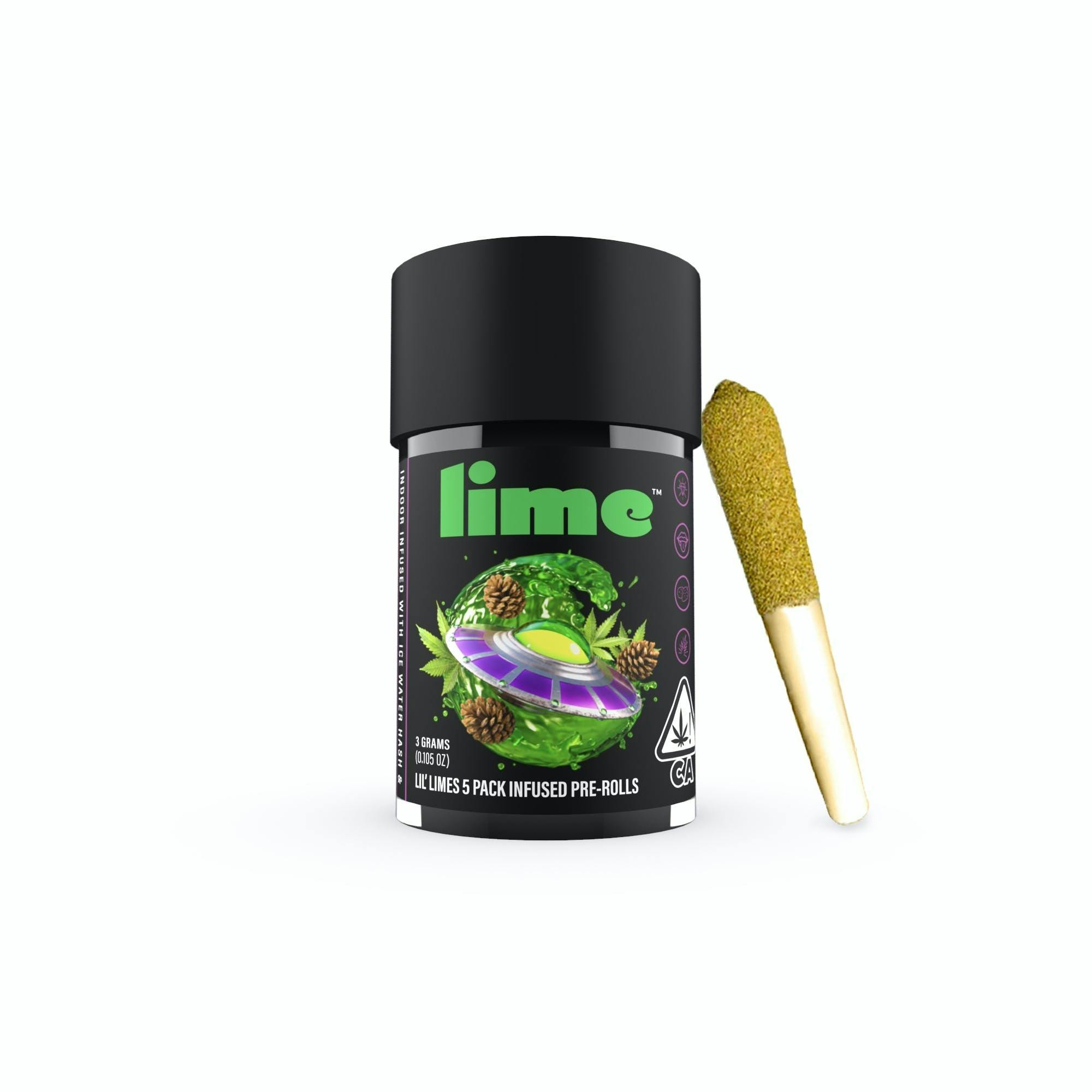 LIME-ULTRA INFUSED GALACTIC GRAPE(INFUSED PREROLL PACK)5PK-3G(P)