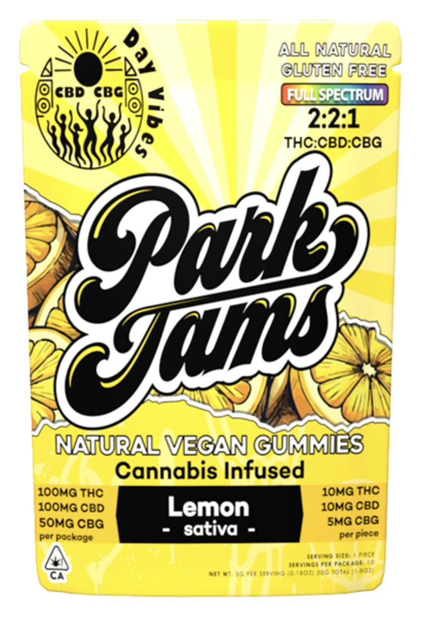 PARK JAMS-LEMON DAY VIBES (EDIBLES) 100MG (P)