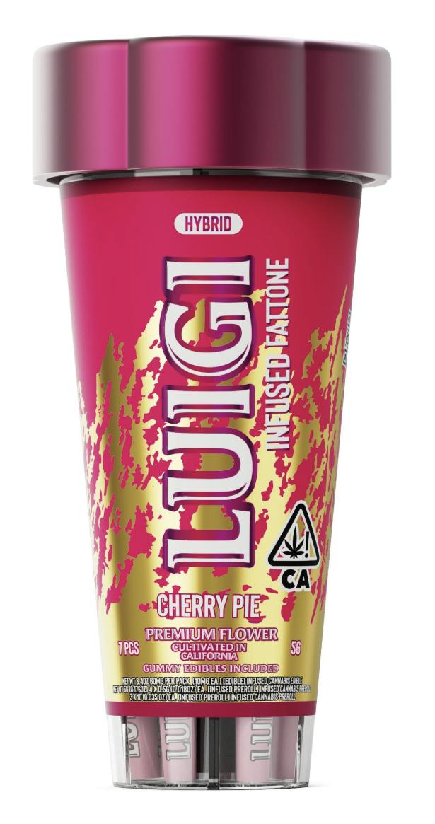 LUIGI-CHERRY PIE(INFUSED PREROLL PACK)7PK-5G(P)