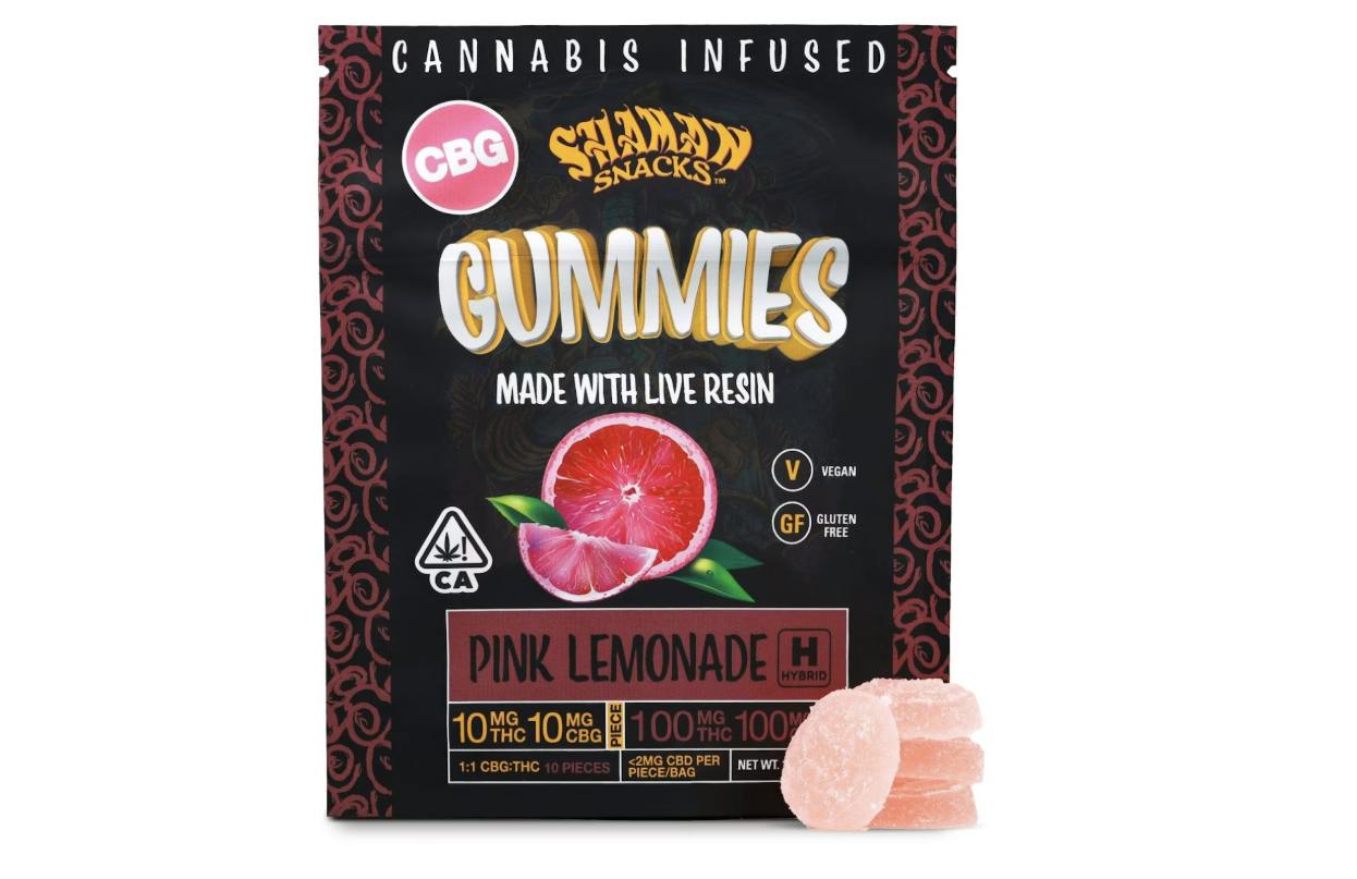 Shaman Snacks - Pink Lemonade + CBG 1:1 (100mg)