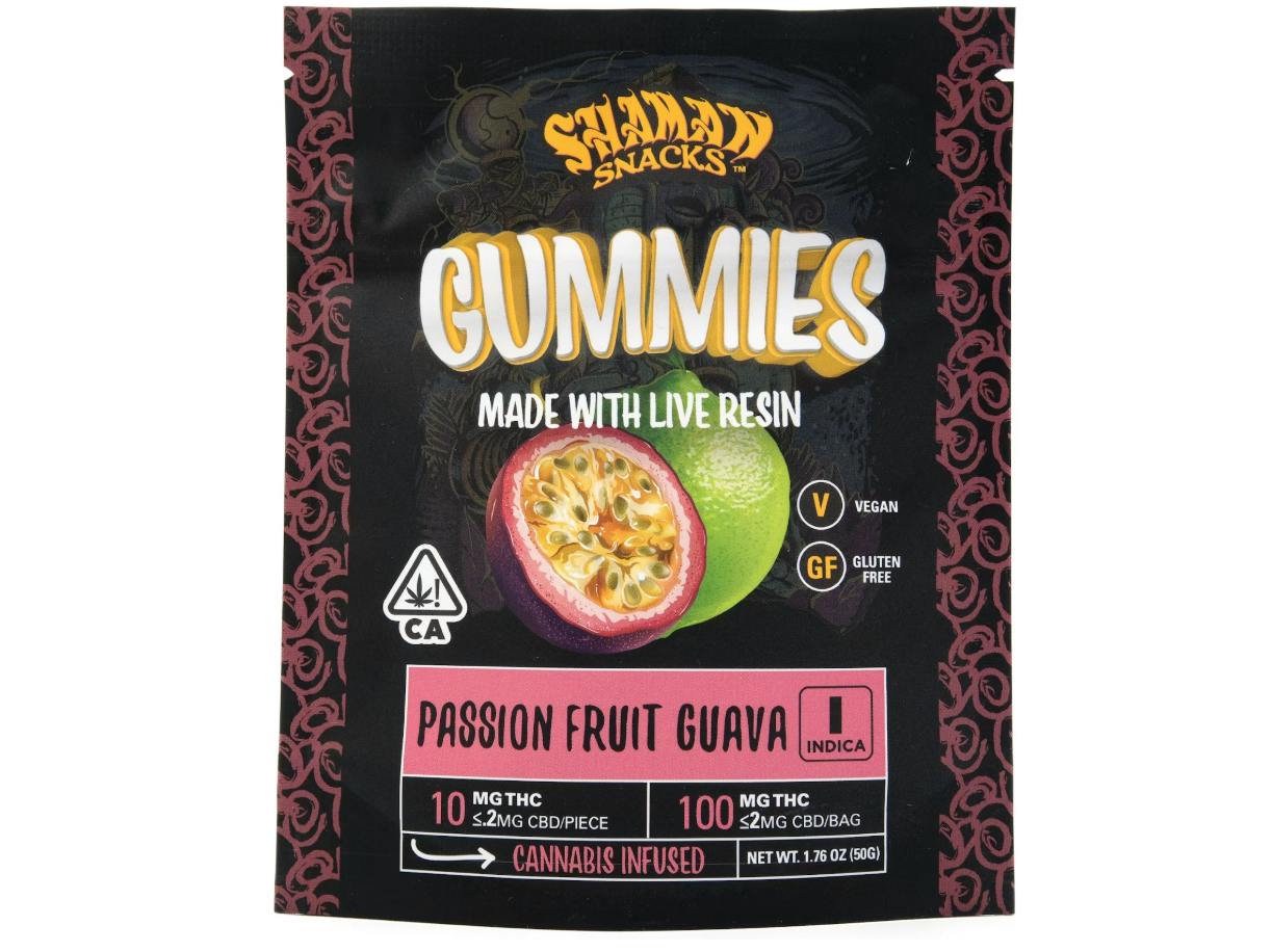 Shaman Snack Passion Fruit Guava 1oomg P