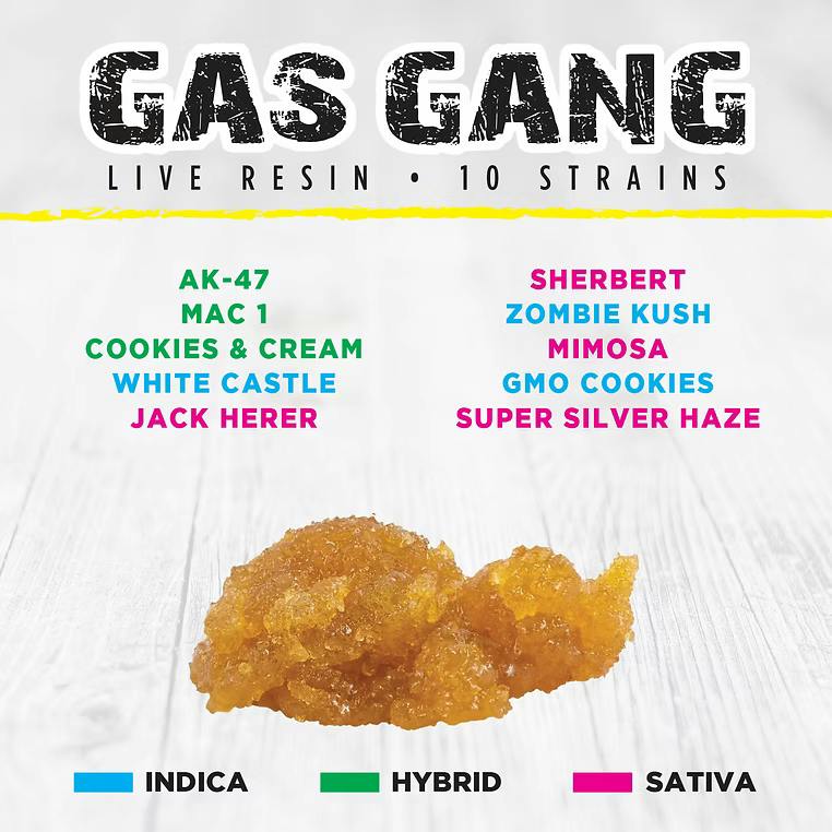 GAS GANG-GRAPE STOMPER (LIVE RESIN) 1G (P)