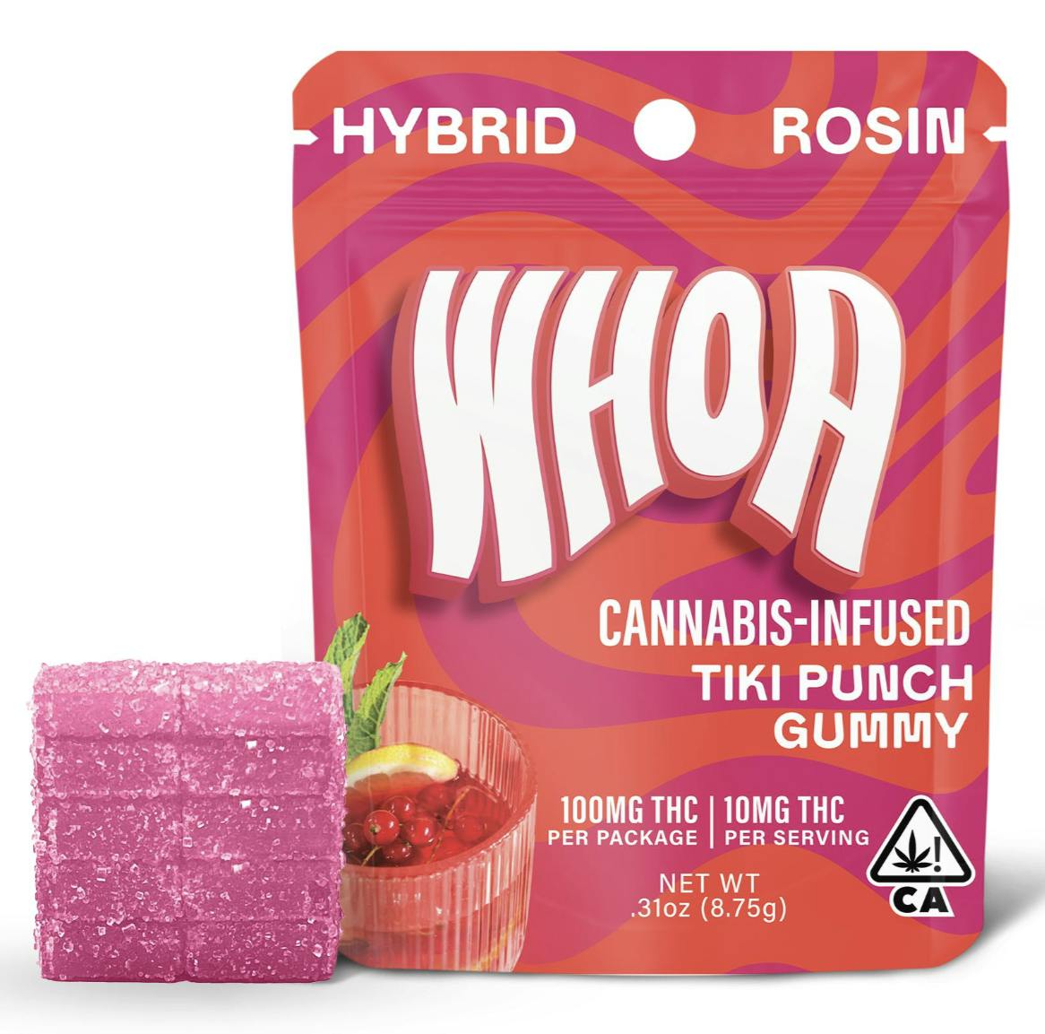 Bites | Tiki Punch Rosin Gummies | 100mg | 10ct | 10mg/ea