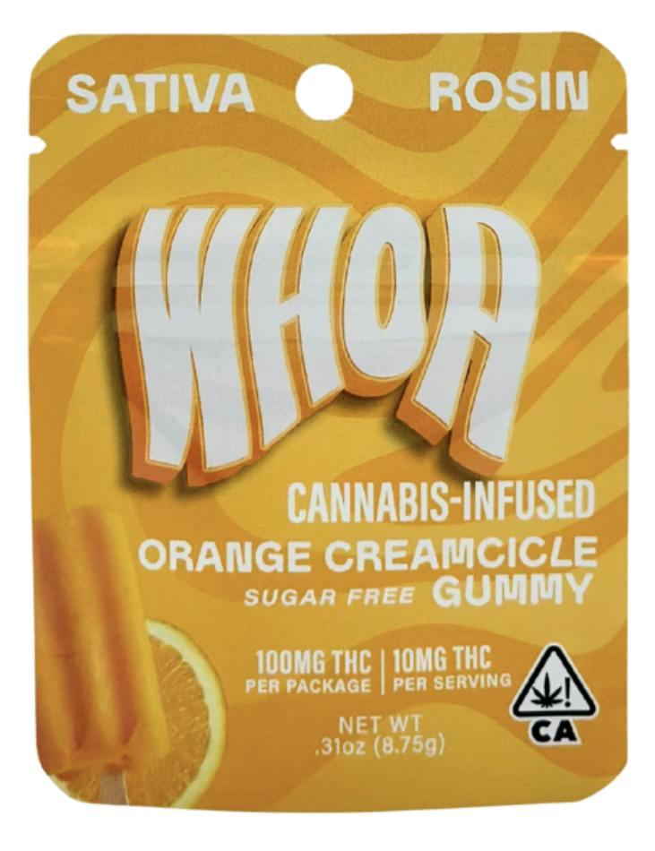 Bites | Orange Creamsicle Sugar Free Rosin Gummies | 100mg | 10ct | 10mg/ea