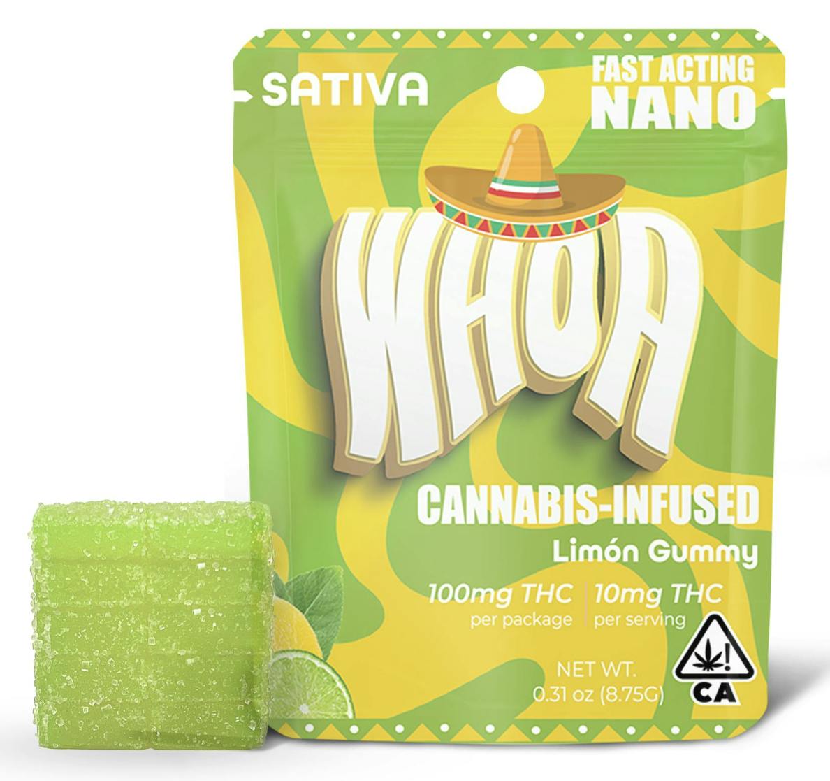 Bites | Limón Gummies | 100mg | 10ct | 10mg/ea