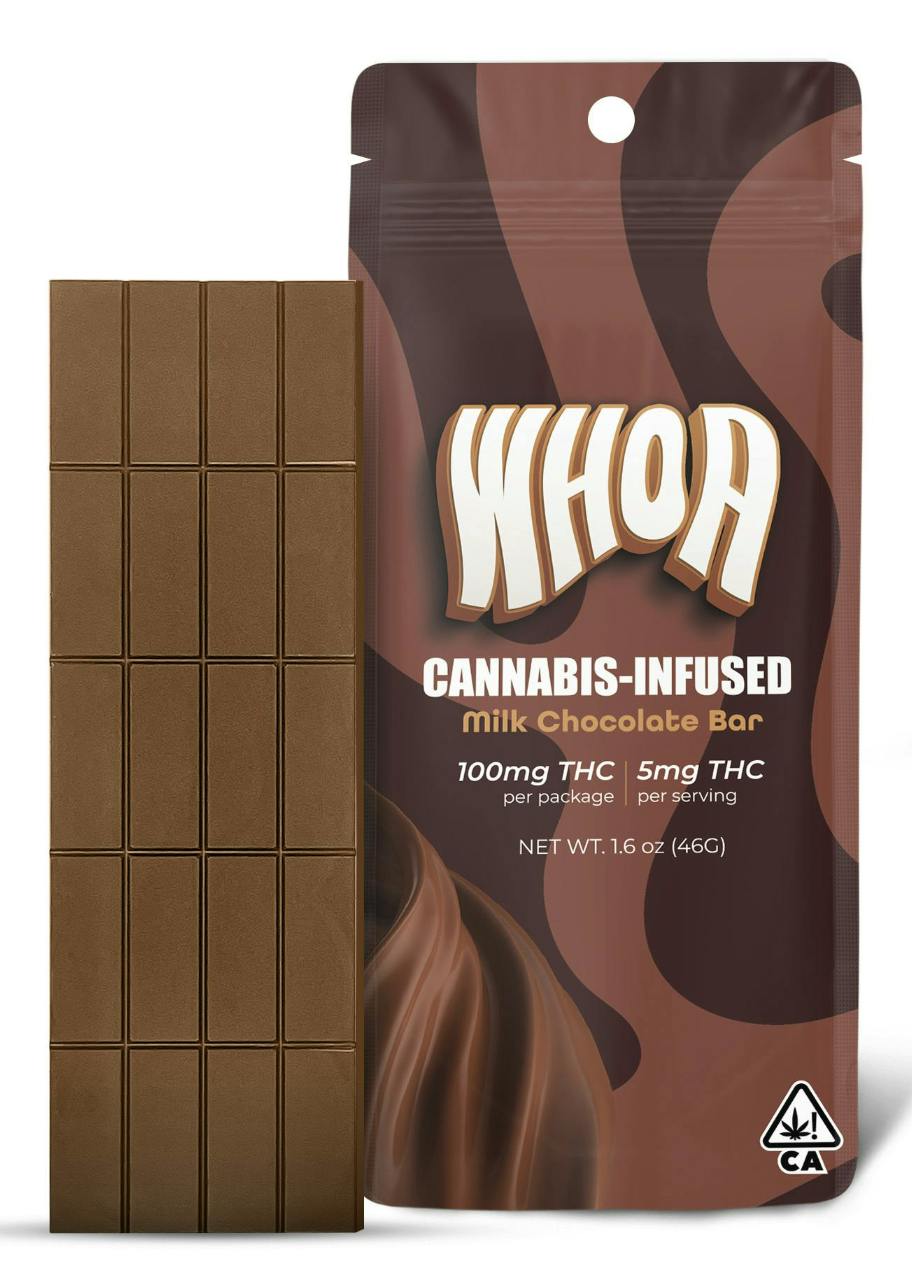 Bars | Milk Chocolate | 100mg | 20ct | 5mg/ea