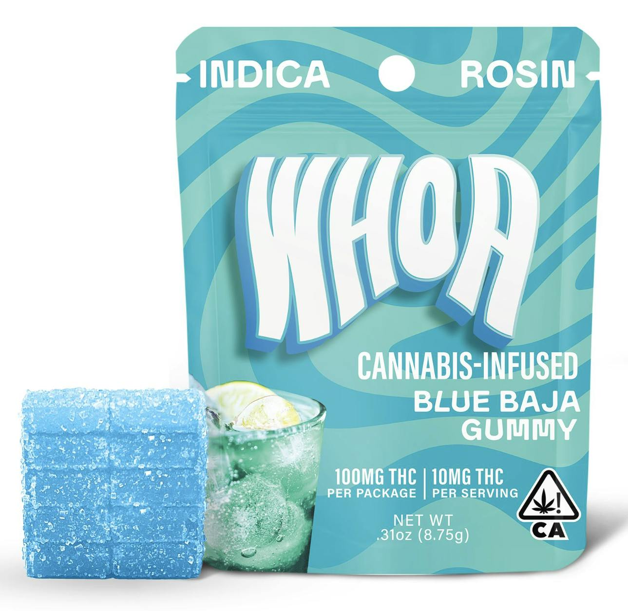 Bites | Blue Baja Rosin Gummies | 100mg | 10ct | 10mg/ea