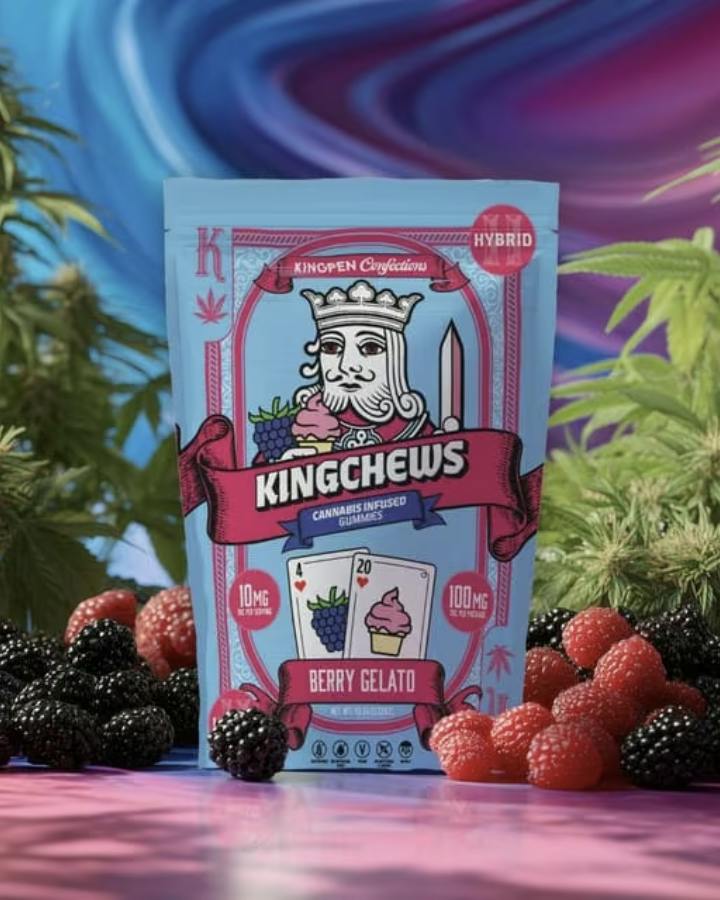 KINGROLL-BERRY GELATO (EDIBLES) 10PK/100MG (P)
