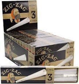 Zig Zag King cones 3pk