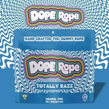DOPE ROPE | Totally Razz | 200MG | Premium Gummy Rope