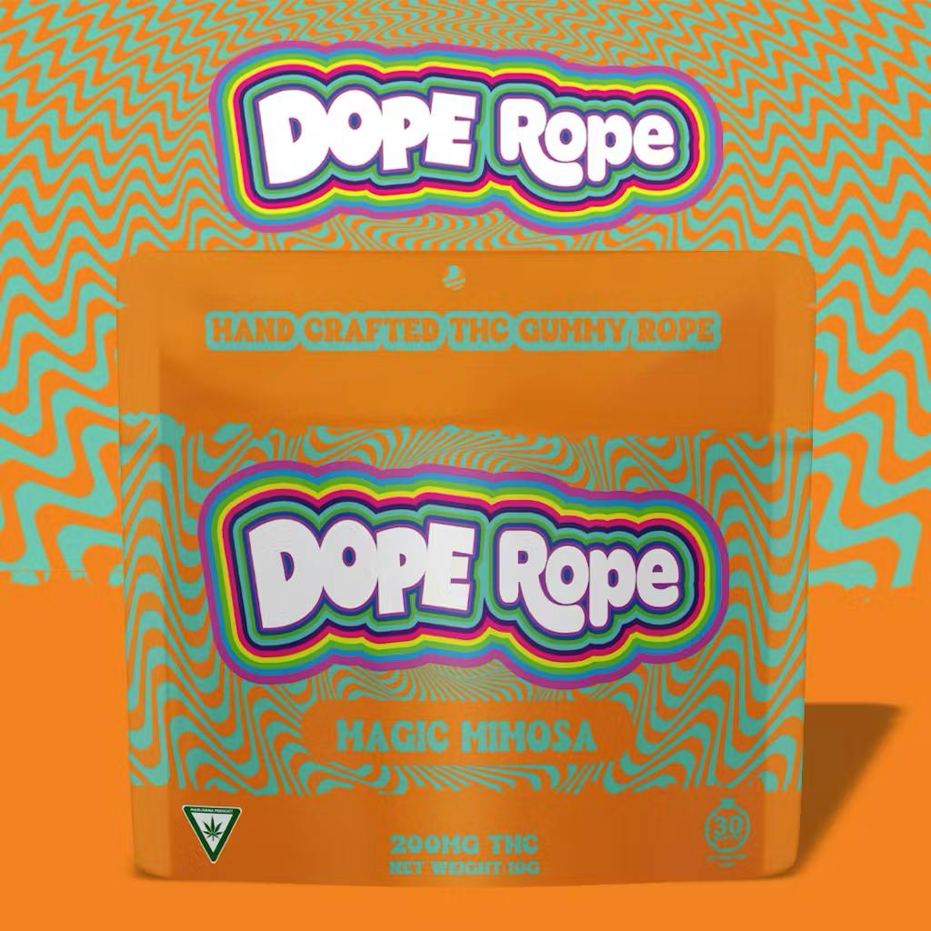 DOPE ROPE | Magic Mimosa | 200MG | Premium Gummy Rope by Detour