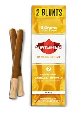 Holistic Industries | Swisher Banana Breeze | 3g Pre-Rolls