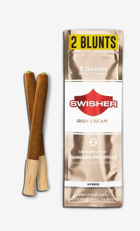 Holistic Industries | Swisher Irish Cream | 3g Pre-Rolls